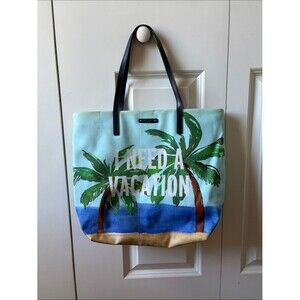 KATE SPADE I Need A Vacation Palm Tree Bon Shopper